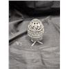 Image 1 : Pewter Easter Egg on Stand