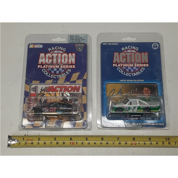 (2) Racing Action Platinum Series - Limited Edition Cars.