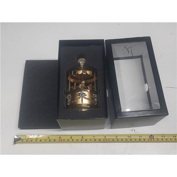 Miniature Musical Clock from the Secreat Treasures Collection. (New) - Price $79.86 as per tag.