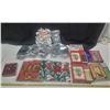 Image 1 : Lot of Christmas Gift Wrap Paper, Holiday Cards and Christmas Decorative Items.