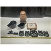 Image 1 : Vintage Owl-Shaped Cast Iron Trivets and Other Items.