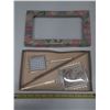 Image 1 : Vintage Brush and Mirror Set in Original Box. (New Never Use)