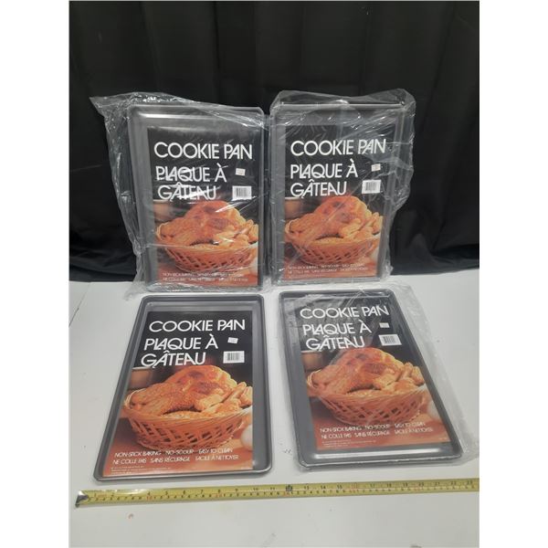 (4) Cokie Pan Plates. (New) - (10.5 X 15.5)