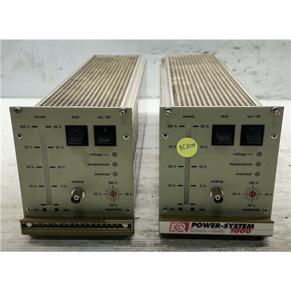 (2) Economy & Quality #178927.2 Power System 1000