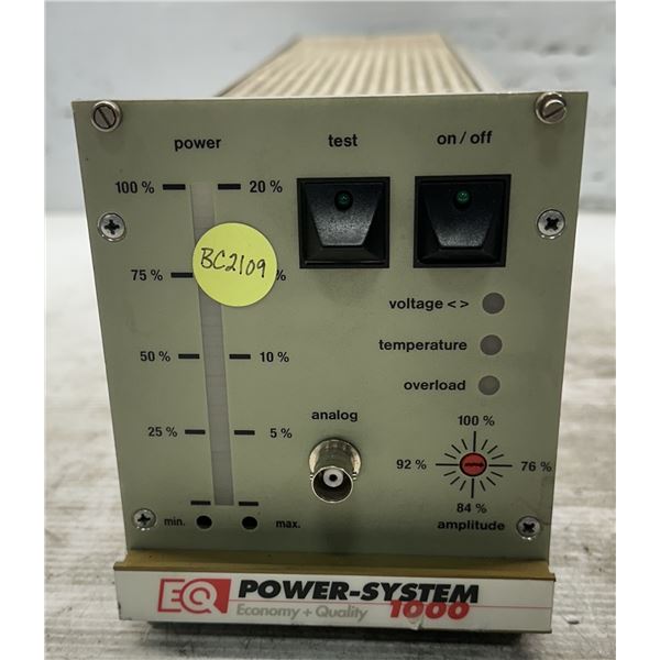 Economy & Quality #178927.2 Power System 1000