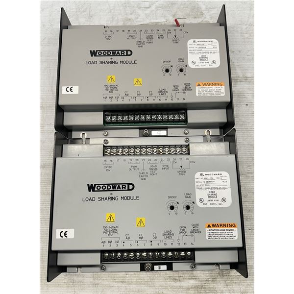 (2) Woodward #9907-175 Load Sharing Modules