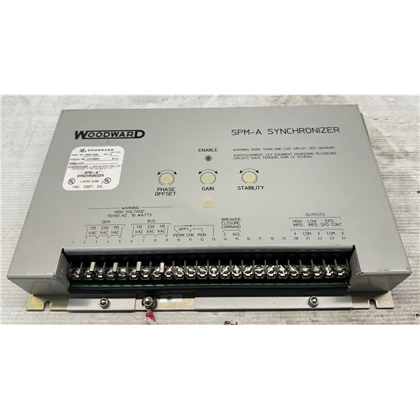Woodward #9907-028 SPM-A Synchronizer