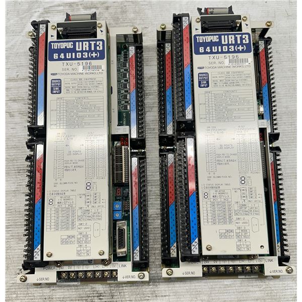 (2) Toyoda #TXU-5196 Source Output/Sink Input Modules
