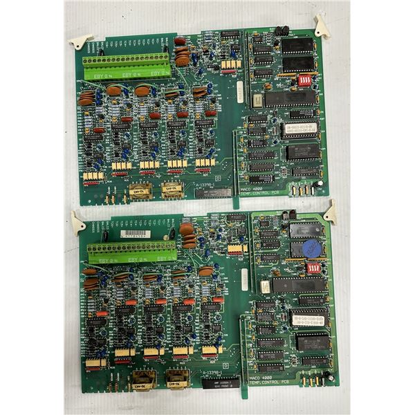 (2) Barber-Coleman #A-13398-1 Maco 4000 Temp. Control PCB Boards
