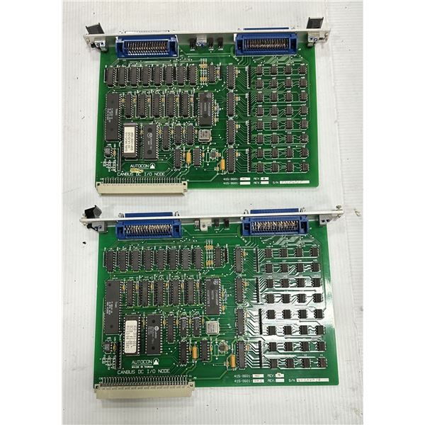 (2) Autocon #415-0601-902 Rev. D Canbus DC I/O Node Boards