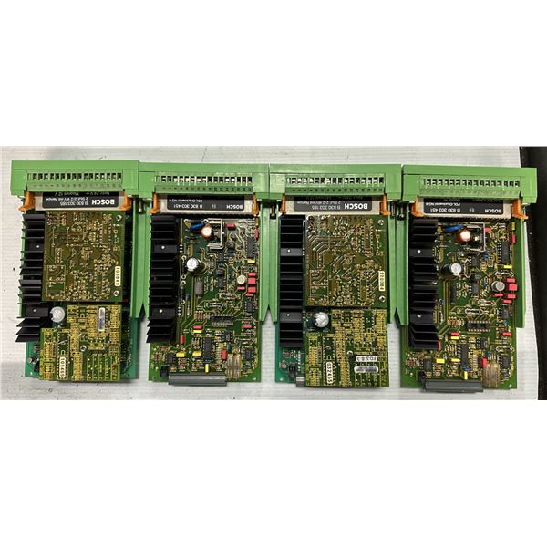 (4) Bosch Amplifier Circuit Boards 2-#B 830 303 185 & 2-#B 830 303 451