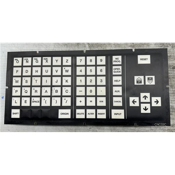 Fuji Fanuc Keyboard #AB12C-0335 / F348 59 86(3) / CNC02C