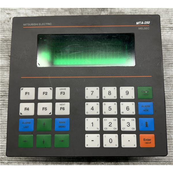 G & L Beijer #MTA-250-V Operator Interface