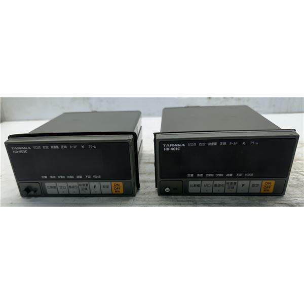 (2) Tanaka #HD-401C Weighing Controllers