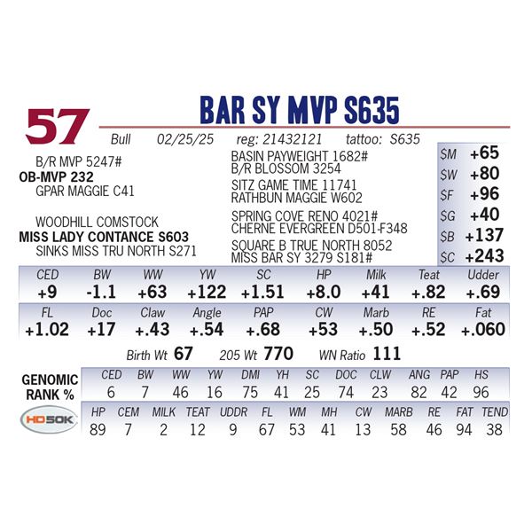 Bar SY MVP S635