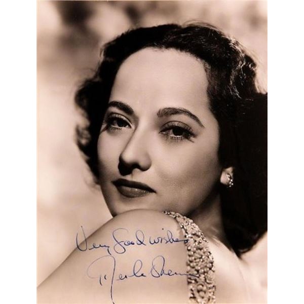 The Scarlet Pumpernickel Merle Oberon signed portrait photo