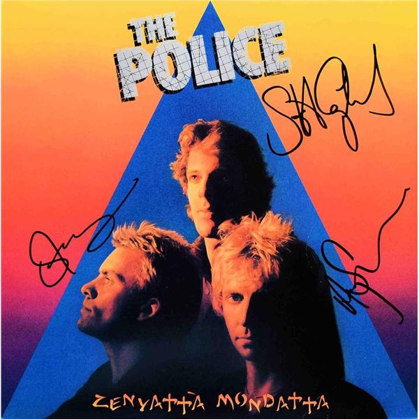 The Police signed Zenyatta Mondatta album