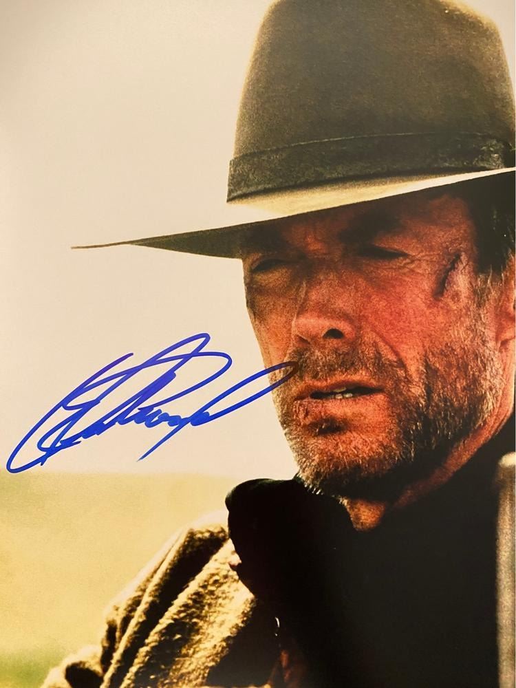 Unforgiven Clint Eastwood signed photo