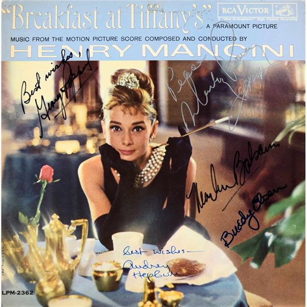 Breakfast At Tiffany's signed soundtrack