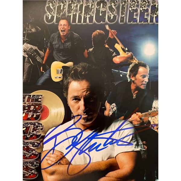 Bruce Springsteen signed photo
