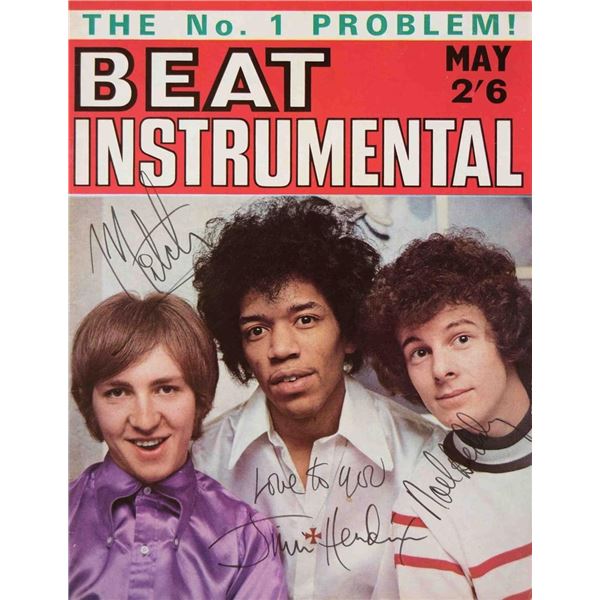 Jimi Hendrix Band Signed Magazine