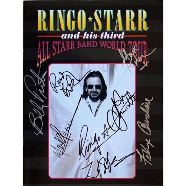 Ringo Starr Third All Starr Band signed Tour Book