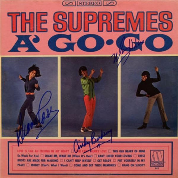 The Supremes signed A Go Go album