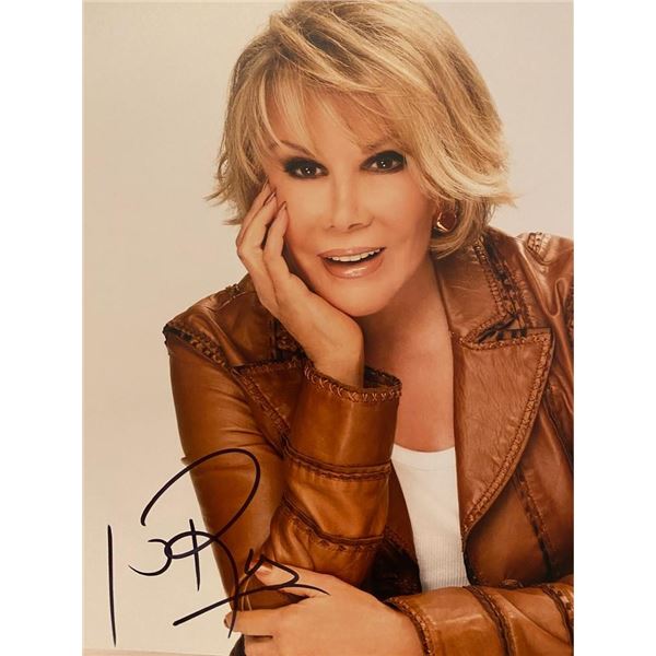 Comedian Joan Rivers signed photo