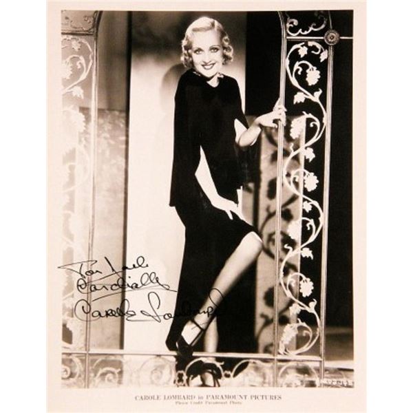 No Man Of Her Own Carole Lombard signed portrait photo