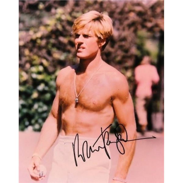 Robert Redford signed portrait photo