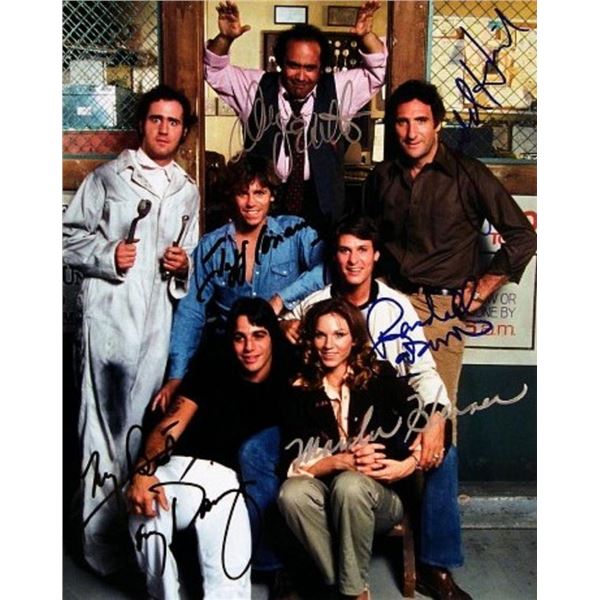 Taxi cast signed photo