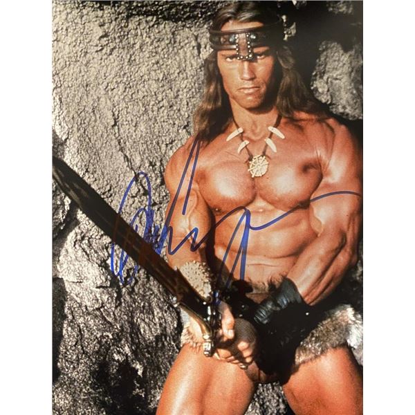 Conan The Barbarian Arnold Schwarzenegger signed photo