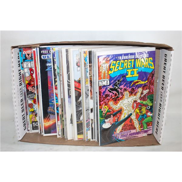 27 COMIC BOOKS ASSORTED BAGGED + BOARDED
