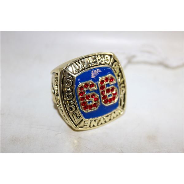 REPLICA WAYNE GRETZKY RING SIZE 10