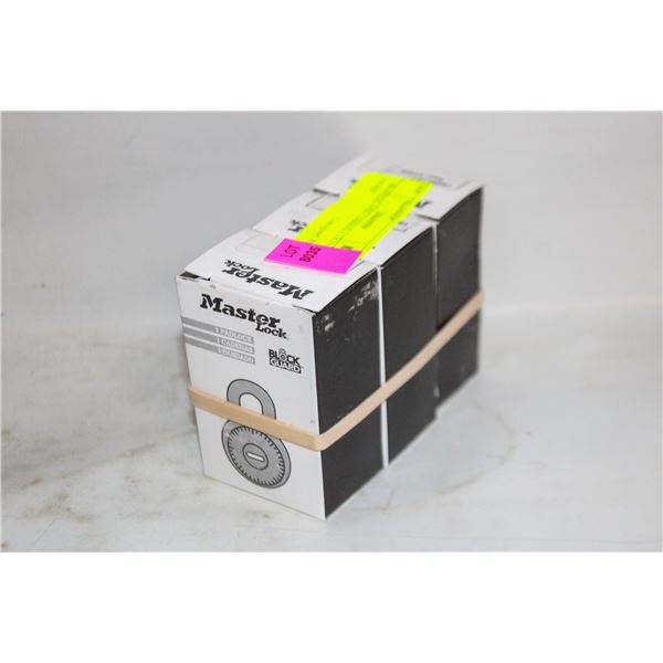 3 MASTERLOCK COMBINATION LOCKS