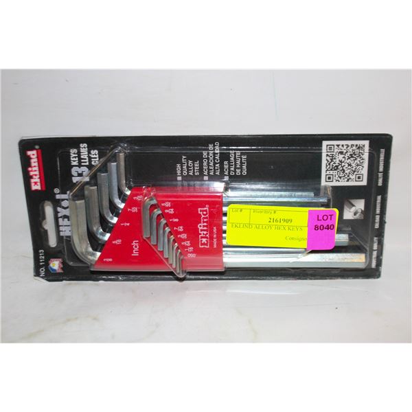 EKLIND ALLOY HEX KEYS