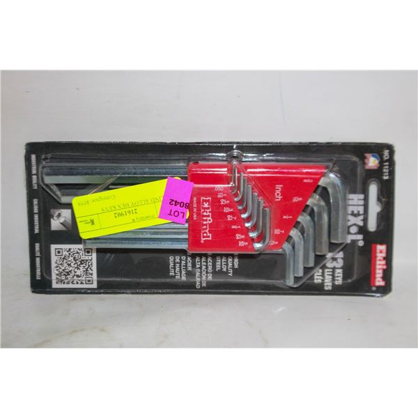 EKLIND ALLOY HEX KEYS