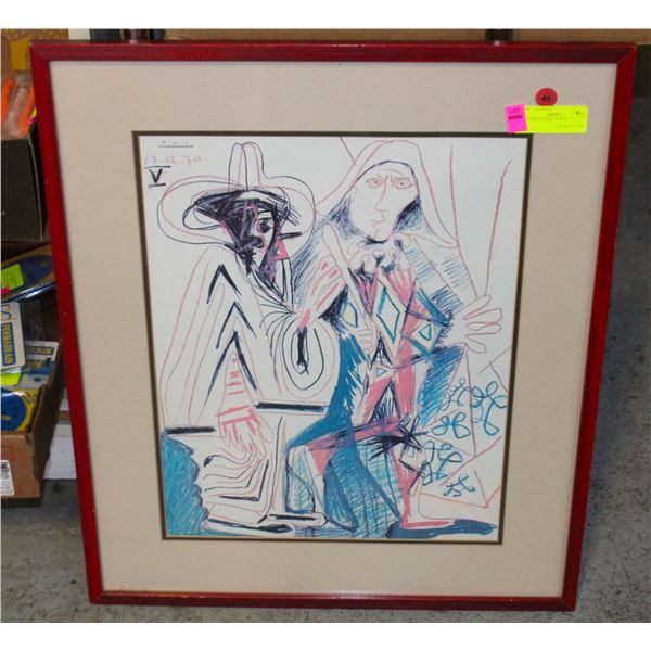 FRAMED PRINT 21" X 25" - ESTATE