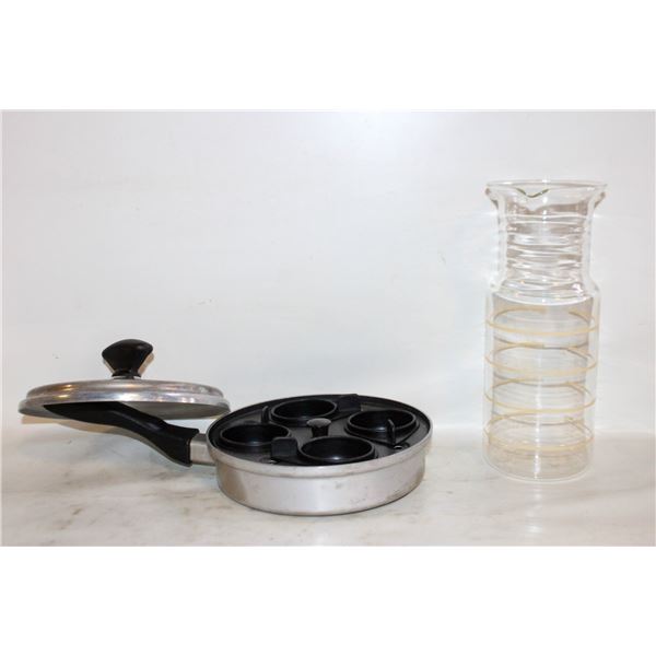 VINTAGE PYREX GLASS 15L COLD LIQUID JUG