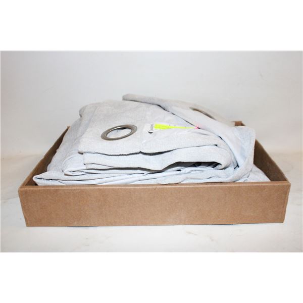 BEAUTY REST SINGLE CURTAIN GREY 52 X 90"