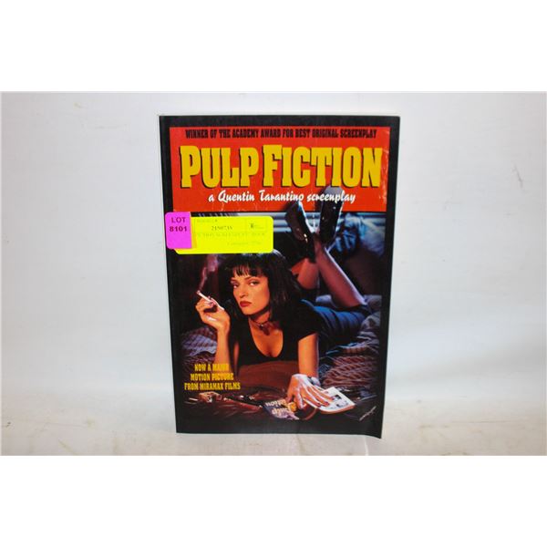 "PULP FICTION SCREENPLAY" BOOK