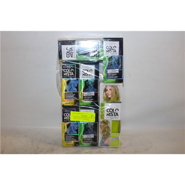 LOREAL COLORISTA HAIR MAKEUP NEON ,YELLOW ,GREEN &