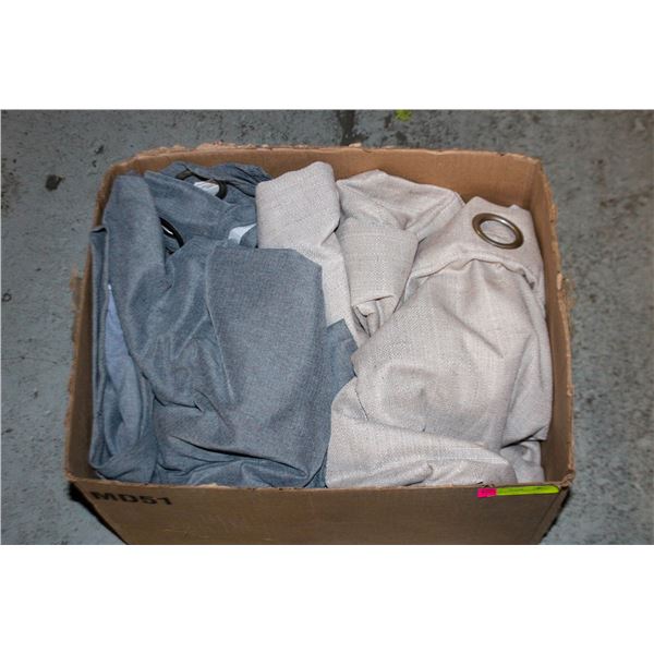 SUNBLK BLACKOUT CURTAINS 52 X 90" 2 PANELS