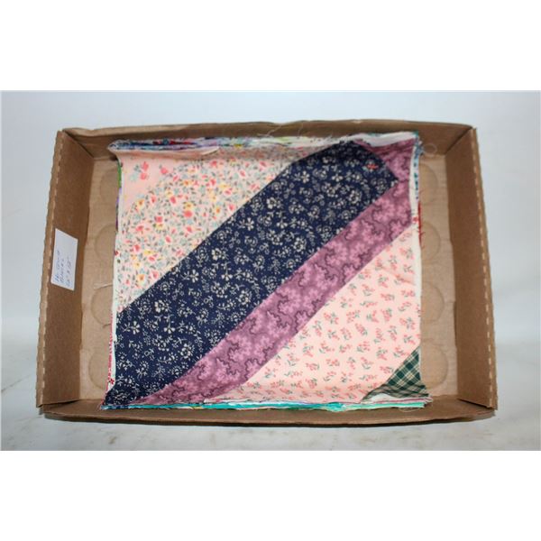 16 SQUARE 12"X12" QUILT BLOCKS, UP TO 9 PIECES S
