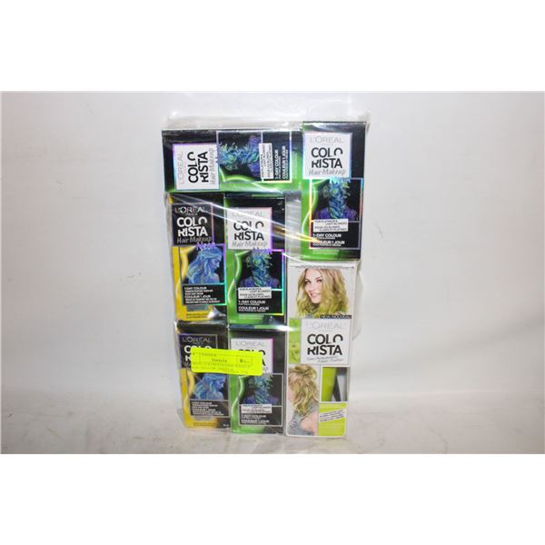 LOREAL COLORISTA HAIR MAKEUP NEON ,YELLOW ,GREEN &