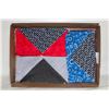 Image 1 : 54 RECTANGLES 9.5"X5" QUILT BLOCKS, 3 TRIANGLE S