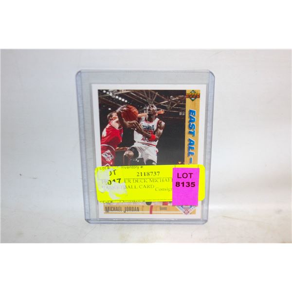 1992 UPPER DECK MICHAEL JORDAN BASKETBALL CARD
