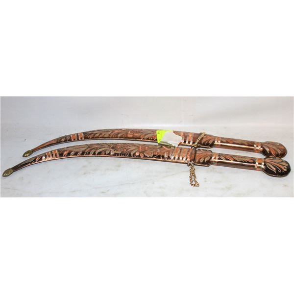 PAIR OF MATCHING DECORATIVE DAGGERS