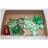 Image 1 : 6 CERAMIC & WOOD FROGS HOME DECOR