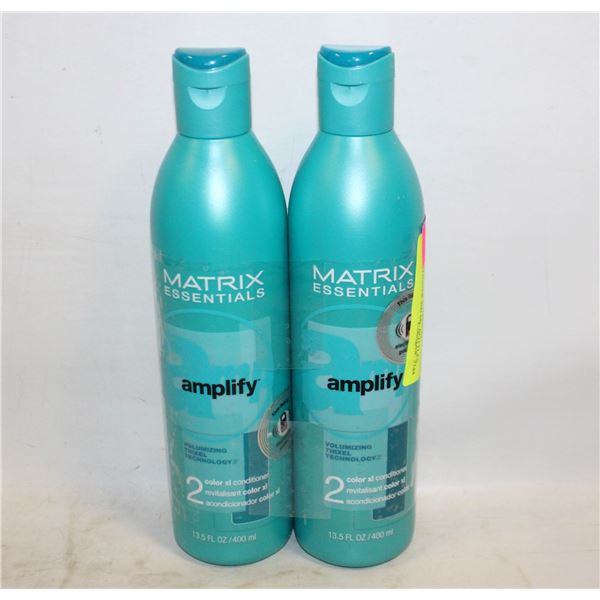 2 MATRIX ESSENTIALS XL CONDITIONER 400 ML BOTTLES